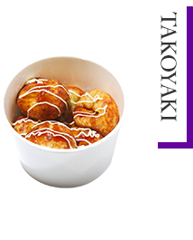 TAKOYAKI(with Sauce & Mayonnaise)