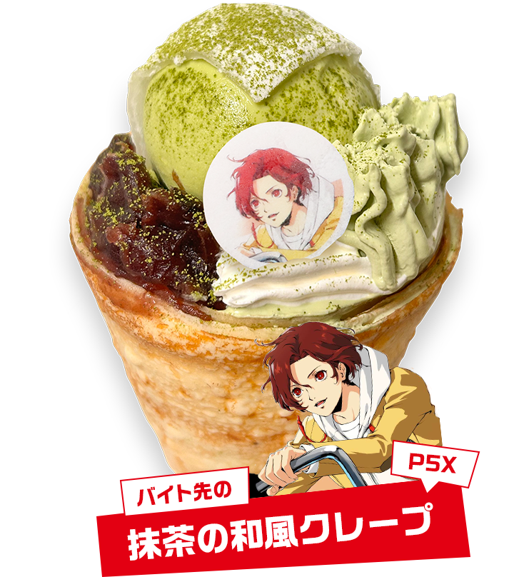 Japanese-style matcha crepes at my part-time job